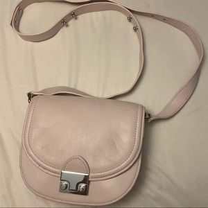 Small light pink/lilac crossbody bag